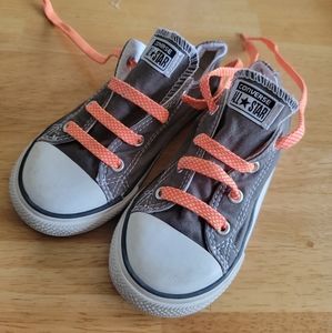 Infant sz 10 Grey Converse sneakers